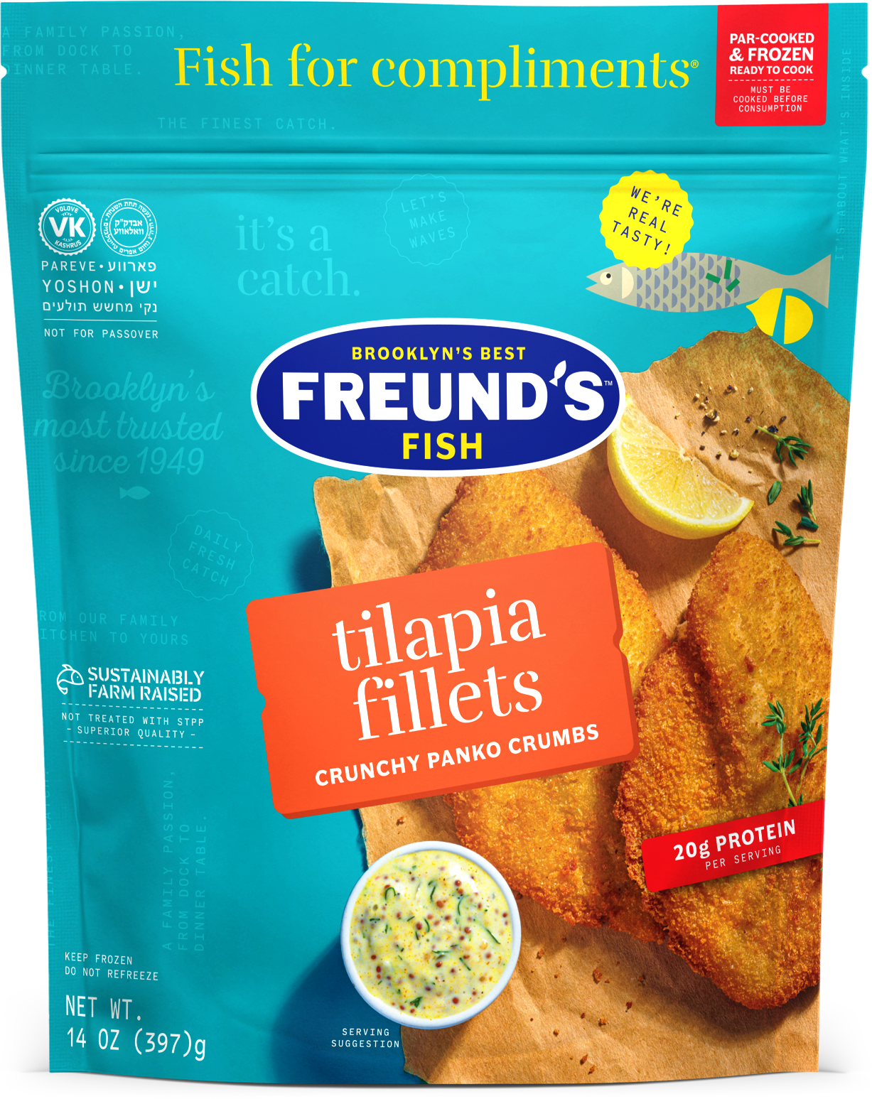 Tilapia Breaded Bag (Frozen)