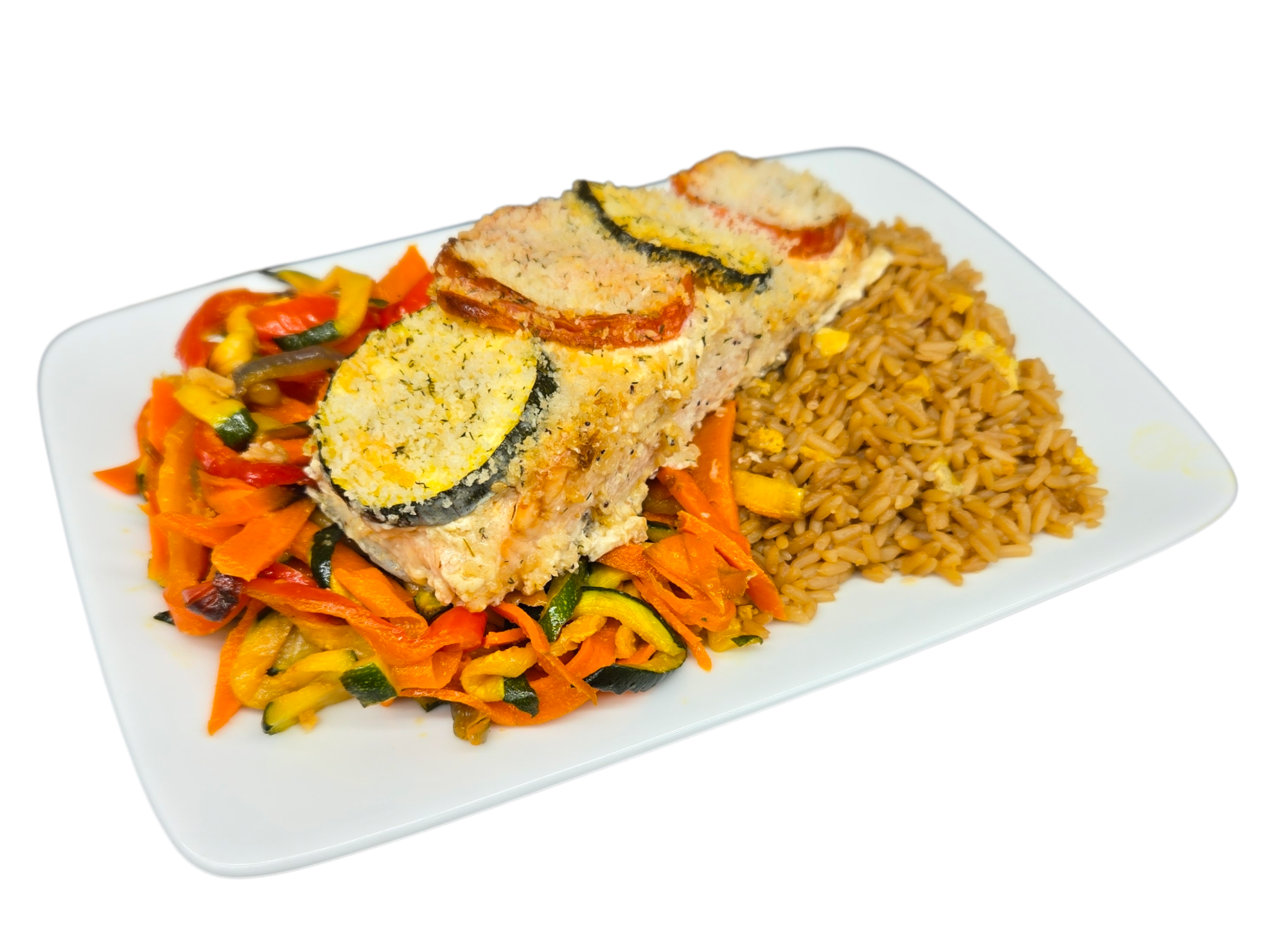 Baked Salmon Plate