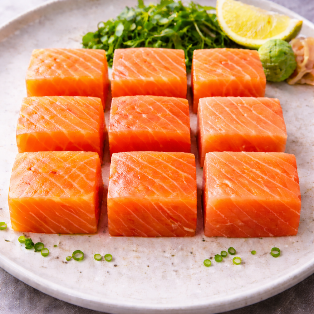 Salmon Sqaures