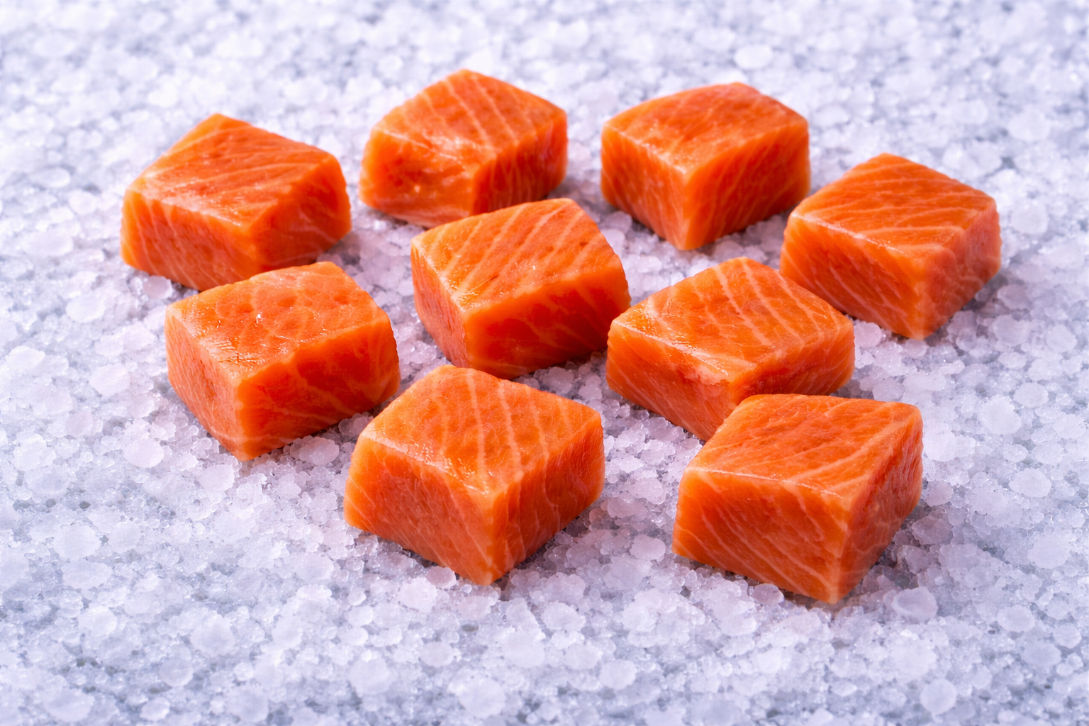 Salmon Cubes Options