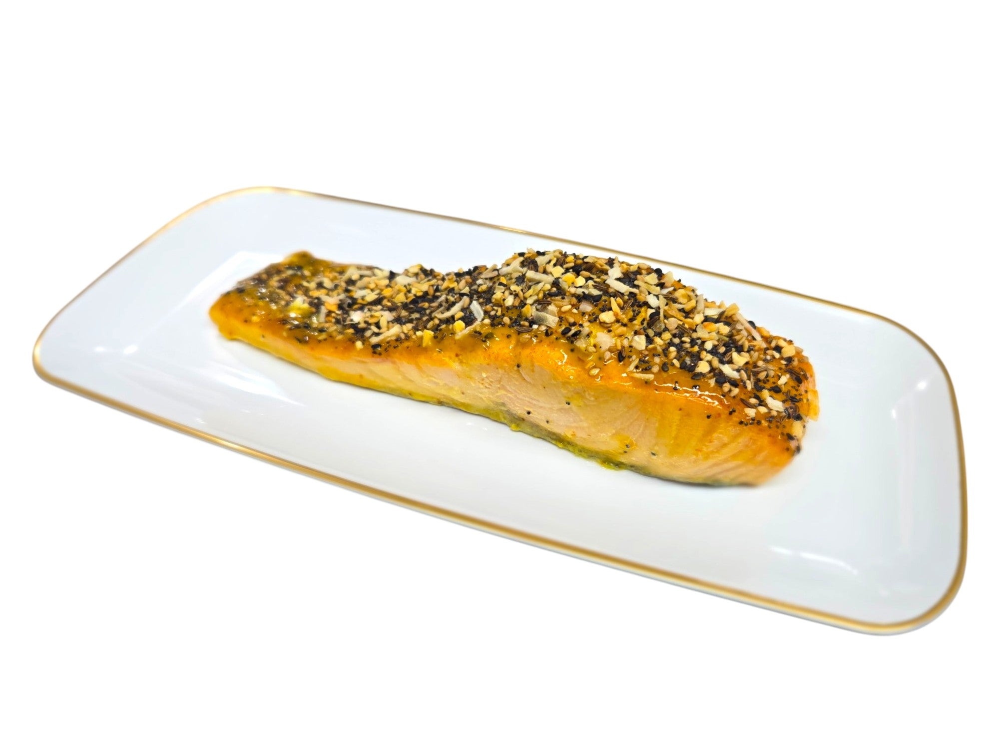 Everything Honey Mustard Salmon (Baked)